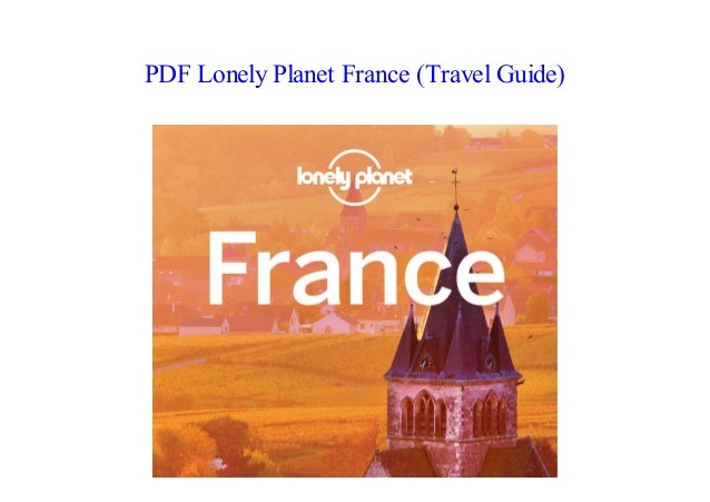 Lonely Planet France Pdf